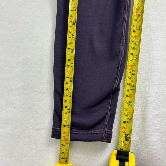 Athleta Womens Plum Purple Primaloft Alpine Valley Leggings size XS Fleece Lined - Picture 8 of 15